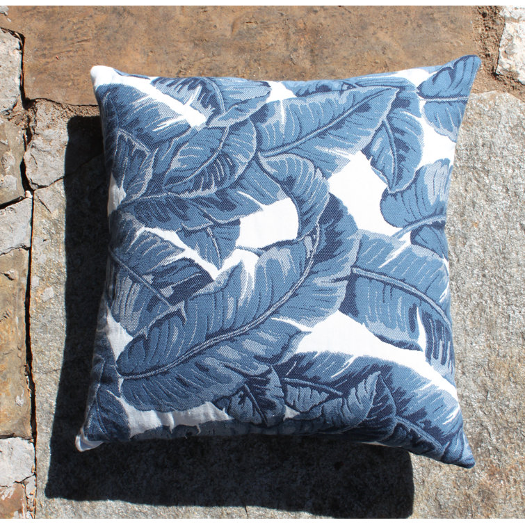 The Fabric Shoppe Sunbrella Indoor/Outdoor Floral 20" Throw Pillow